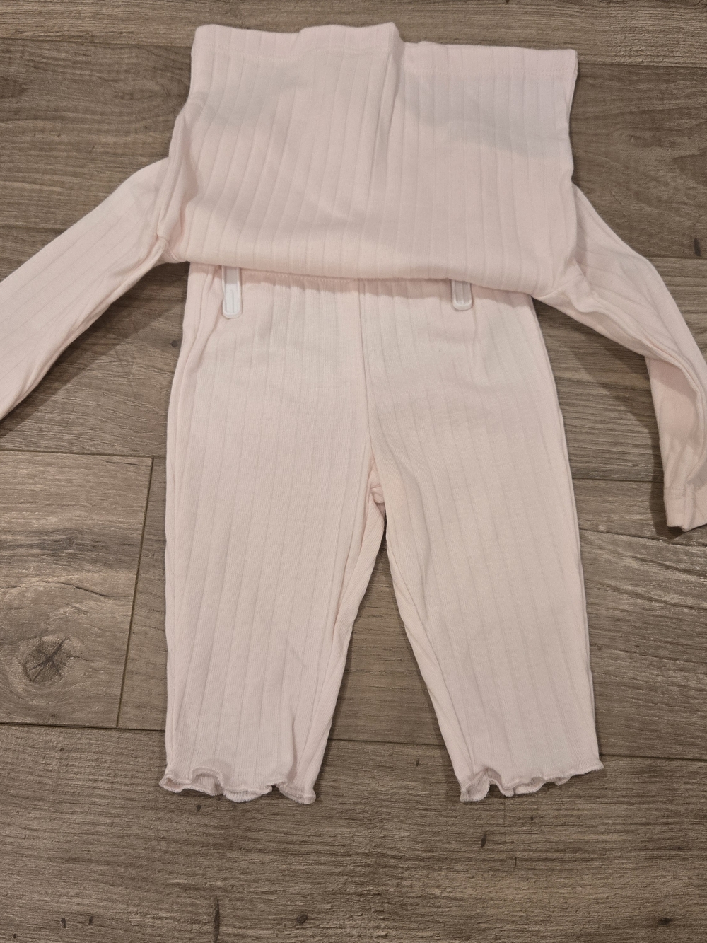 NEW Carter’s 2pc Bunny Pocket Ribbed Set - Pink Multi Sizes (NB & 3M) - Picture 5 of 12